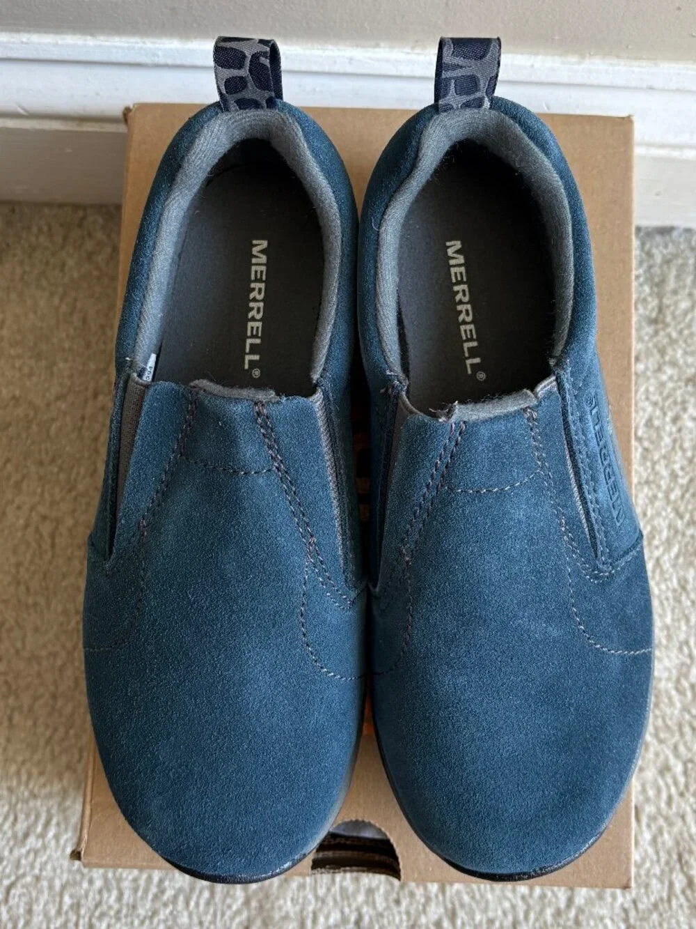 NEW in box, Merrell Jungle Mocs slip on for kids, size 1
